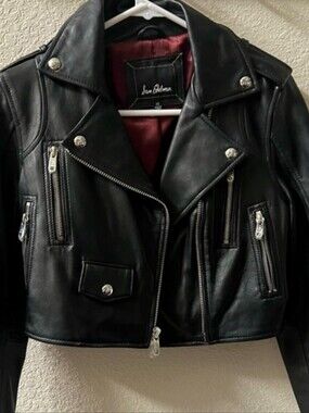 Sam Edelman Genuine Leather Crop Jacket